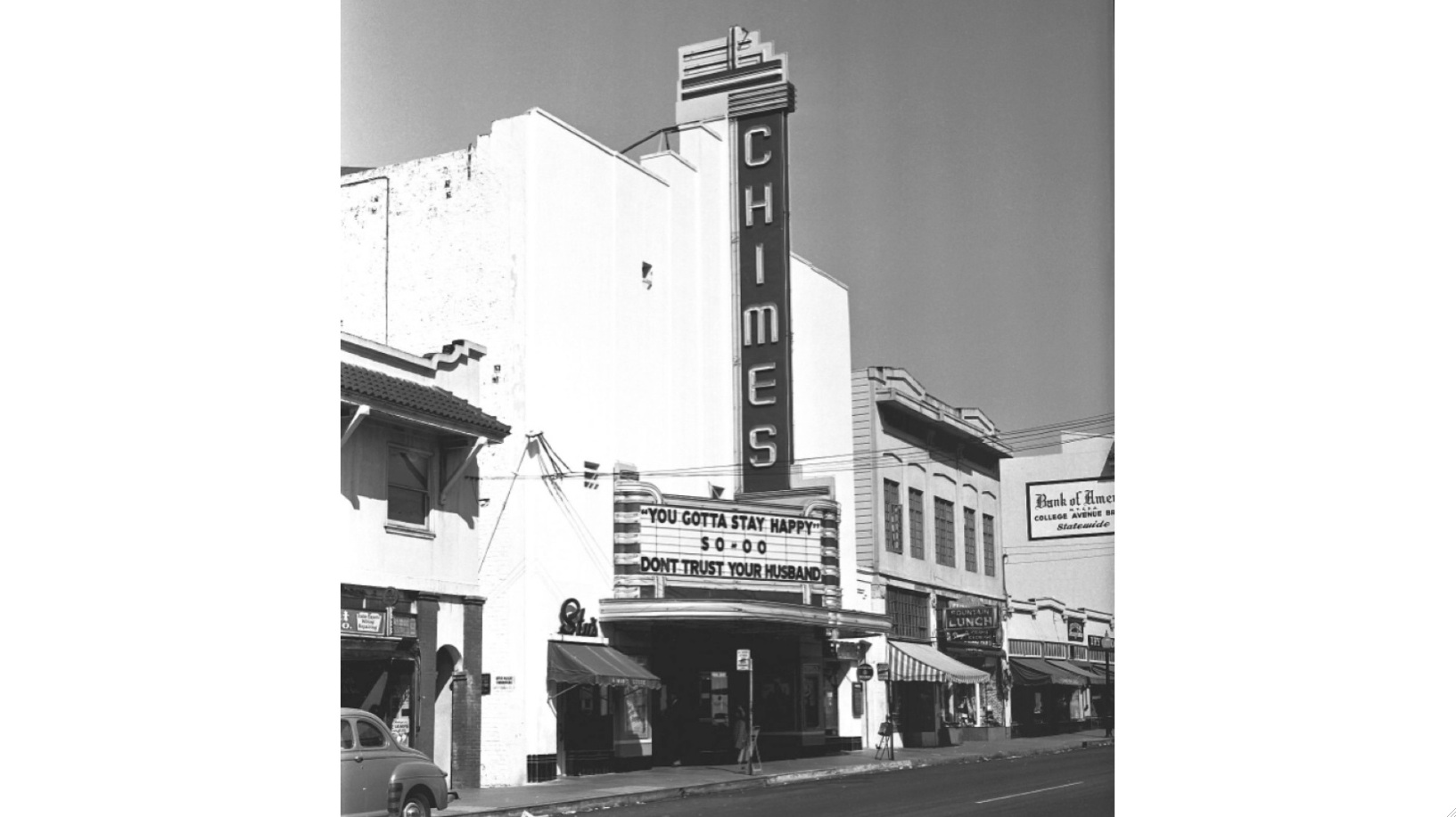Shafter Avenue Architecture II West Intersection with College East